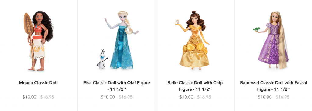 HOT! $10 Classic Dolls, Twice Upon A Year Sale, & FREE Shipping At Shop Disney Today Only! HOT! $10 Classic Dolls, Twice Upon A Year Sale, & FREE Shipping At Shop Disney Today Only!