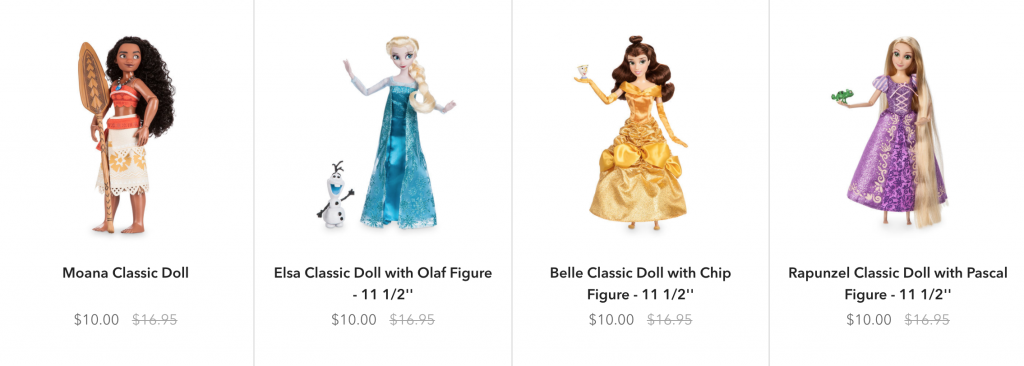 HOT! $10 Classic Dolls, Twice Upon A Year Sale, & FREE Shipping At Shop Disney Today Only!