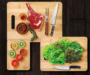 Bamboo Cutting Board 3-Pack Just $9.99! Great Housewarming Gift!
