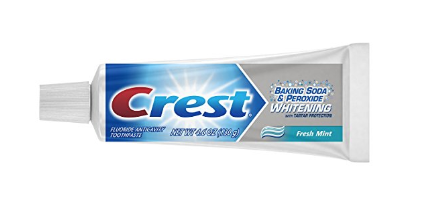 Crest Baking Soda and Peroxide Whitening with Tartar Protection Fresh Mint Toothpaste Just $0.99 As Add-On Item!