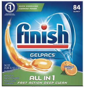 Prime Exclusive: Finish All-in-1 Gelpacs Orange, 84-Count Just $10.77!