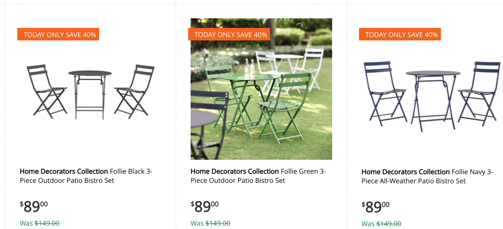 Up To 40% Off Patio Furniture Today Only At The Home Depot!