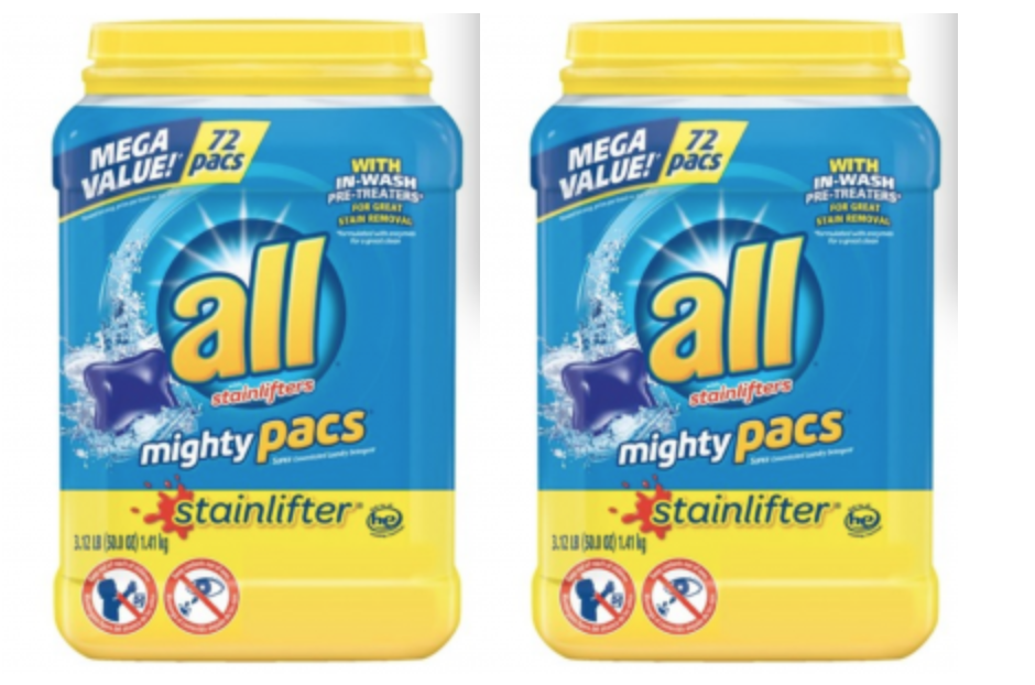 All Original Laundry Detergent Pacs 144-Count Just $10.10 After $5.00 Gift Card!