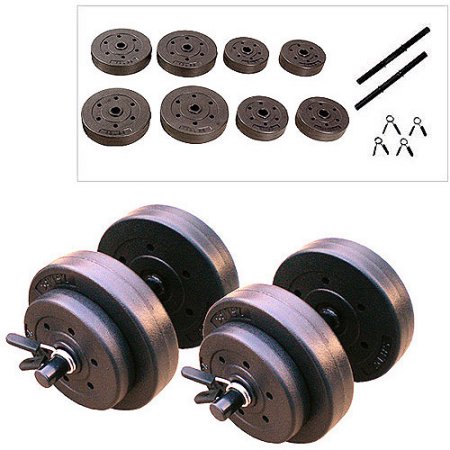 Gold’s Gym Vinyl Dumbbell Set (40 lbs) Only $18.99 at Walmart! (Reg $37.99)