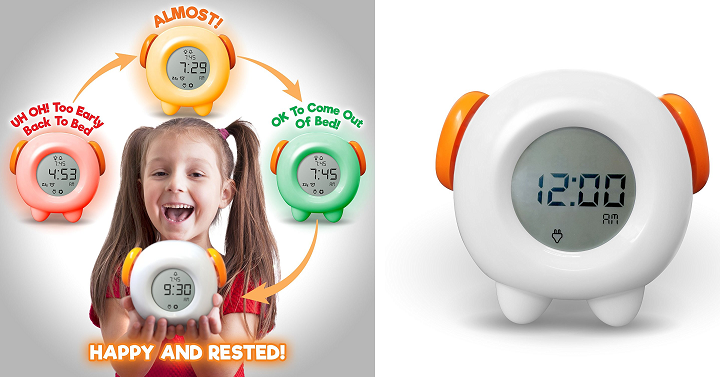 Learn & Climb Toddler Stay-in-Bed Light Clock Only $17.99!