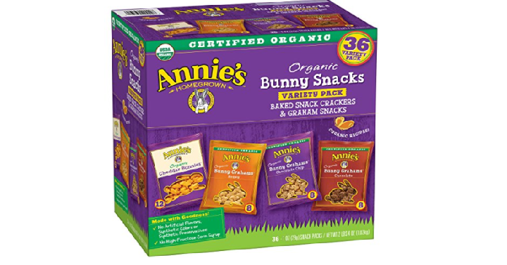 Annie’s Organic Variety Pack (36 Pouches) Only $8.50 Shipped! That’s Only $0.24 per Pouch!