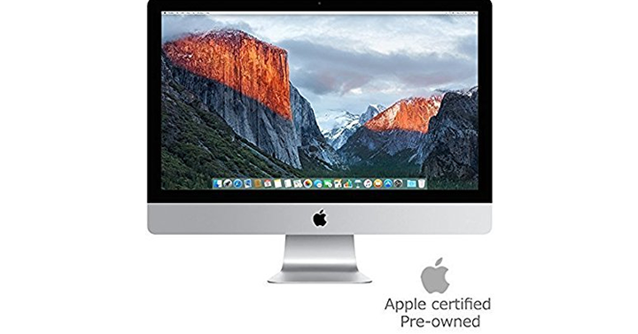 Apple iMac 21.5″ AIO Desktop, 4K Retina Display, Intel Core i5-5675R Quad-Core – Just $899.99!