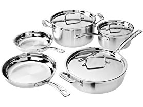 Cuisinart MultiClad Pro Stainless-Steel Cookware 8-Piece Cookware Set – Just $129.99!
