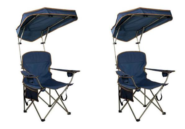 Quik Shade MAX Shade Camp Chair (Navy) – Only $14.80!