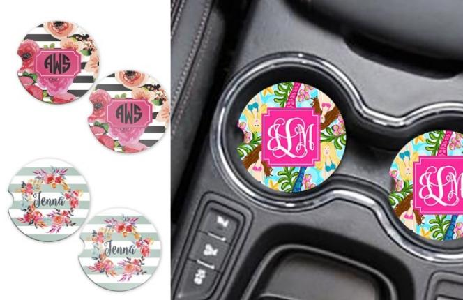Personalized Car Coasters (Pack of 2) – Only $9.99!
