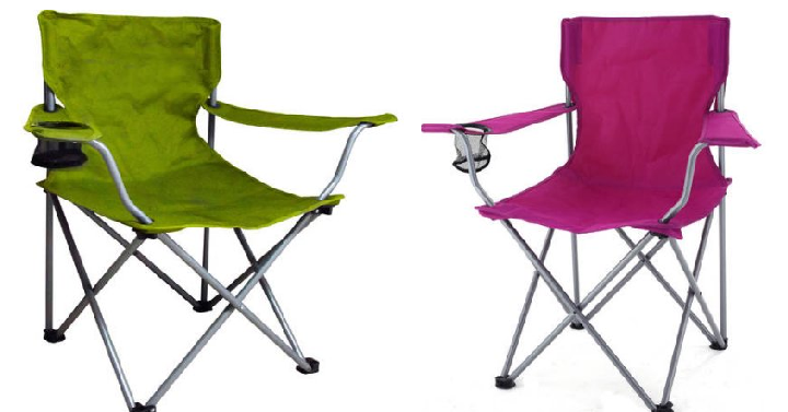 Ozark Trail Folding Chair in Raspberry or Green – Just $5.37!