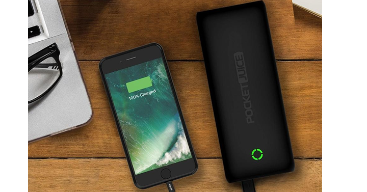 PocketJuice 20,000 mAh Portable Charger for Most USB-Enabled Devices – Just $17.99!
