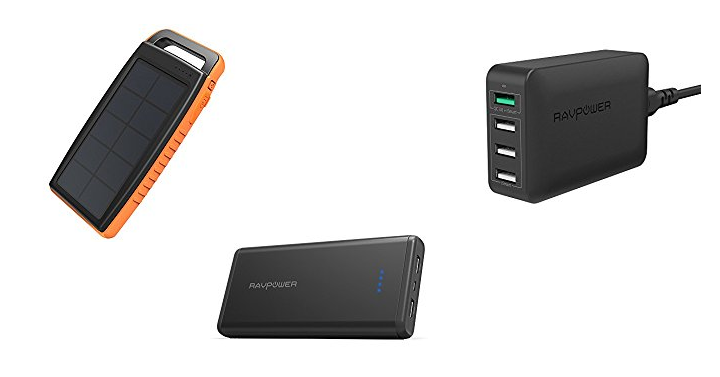 Save up to 33% on charging products from RavPower!