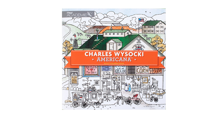 Adult Coloring Book: Charles Wysocki Americana – Just $2.97!