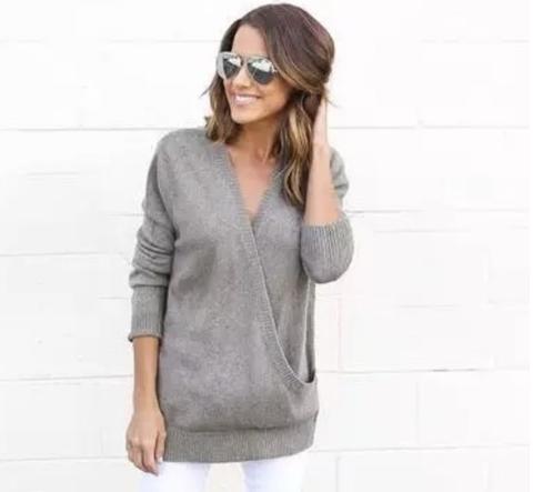 Cross Front Sweater – Only $28.99 Shipped!