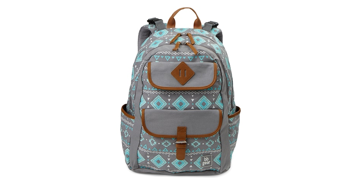 Kohl’s 30% Off! Earn Kohl’s Cash! Spend Kohl’s Cash! Stack Codes! FREE Shipping! BB Gear by Baby Boom Geometric Tribal Backpack Diaper Bag – Just $18.19!