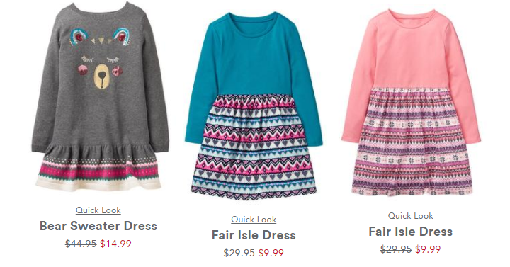 Gymboree: Take up to 75% off Site Wide + Free Shipping! Winter Dresses Only $9.99 Shipped!