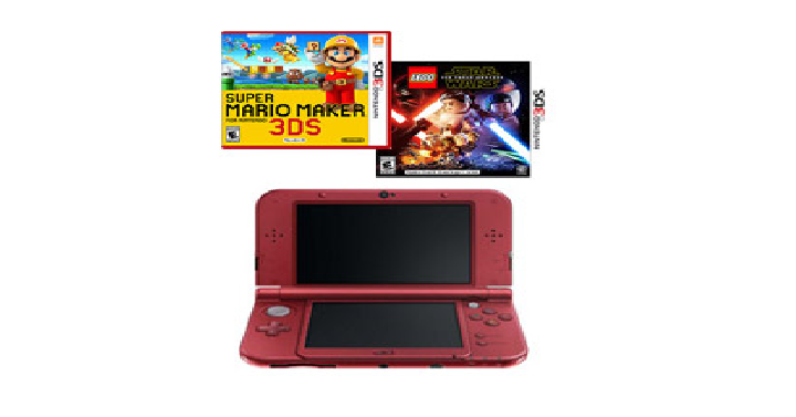 Nintendo NEW 3DS XL Red Blast from the Past Creator’s Bundle (GameStop Refurbished) Only $129.99! (Reg. $159)