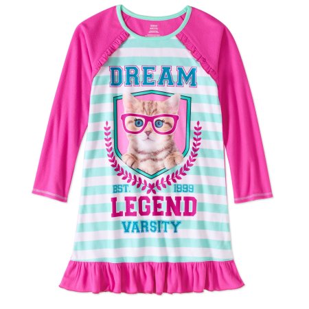 Girls’ Long Sleeve Ruffle Hem Sleep Gown Only $3.50 at Walmart! Plus More!