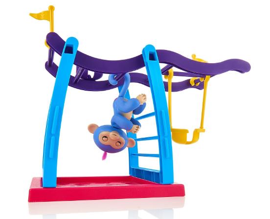 Fingerlings Monkey Bar Playground with Liv the Baby Monkey (Blue with Pink Hair) – Only $24.90!