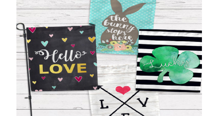 “Fall in Love” House Flag Sale Only $9.99 Shipped! Choose from Valentine’s Day, St. Patrick’s, Easter and More!