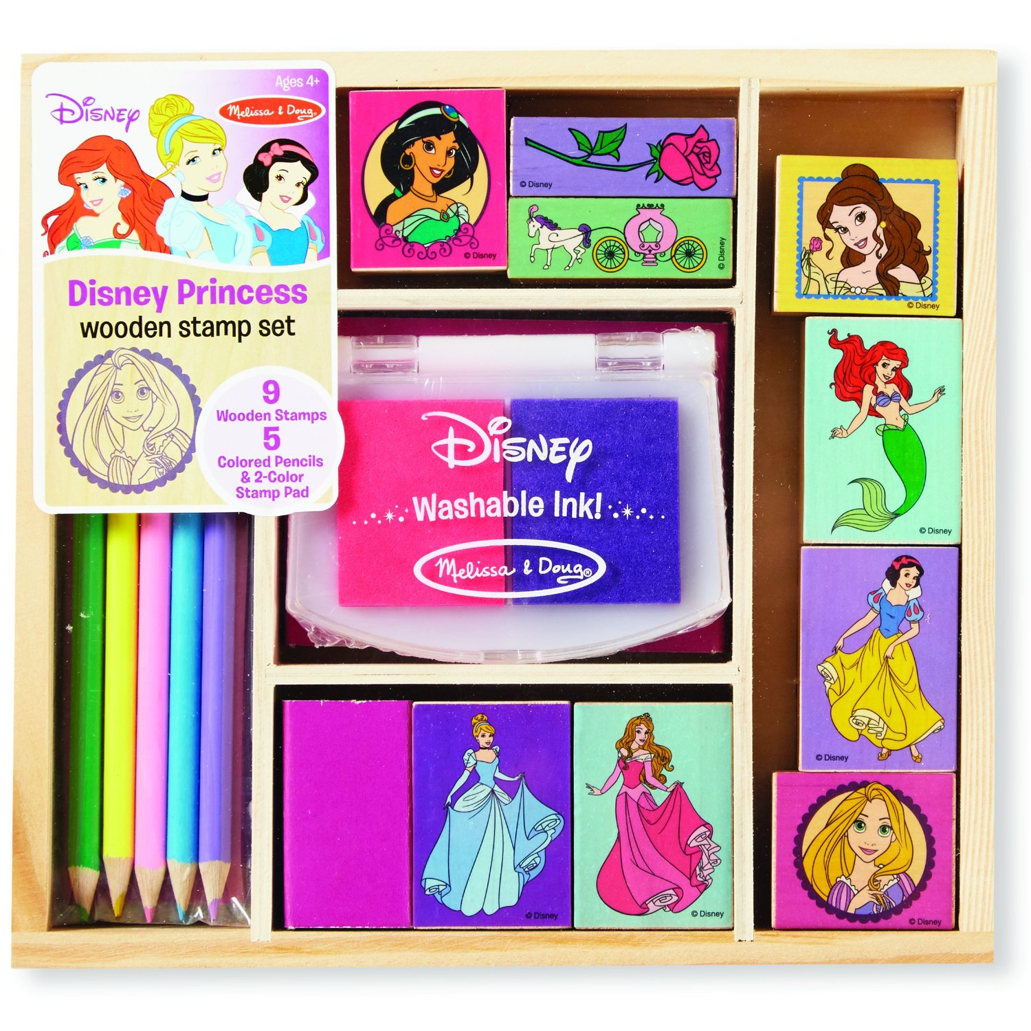 Melissa & Doug Disney Princess Wooden Stamp Set Only $8.99 on Amazon!