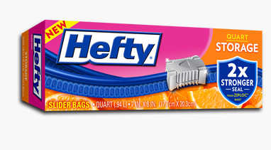 Hefty Slider Bags Only $1.25 Each at CVS! BOGO Free Sale and $1 Coupon!