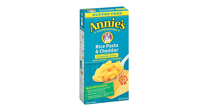 Annie’s Gluten Free Macaroni and Cheese, Rice Pasta & Cheddar Mac and Cheese – Pack of 12 – Just $18.71!