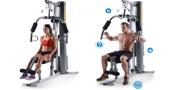 Gold’s Gym XRS 50 Home Gym with High and Low Pulley System Only $197! (Reg. $399)