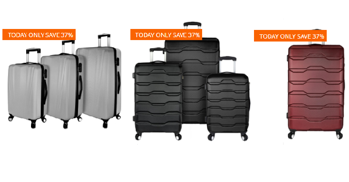 Home Depot: Save up to 60% off Select Luggage Sets and Laptop Bags! 3 Piece Hardside Spinners Only $88!