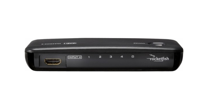 Rocketfish 4-Port HDMI Switch – $29.99!