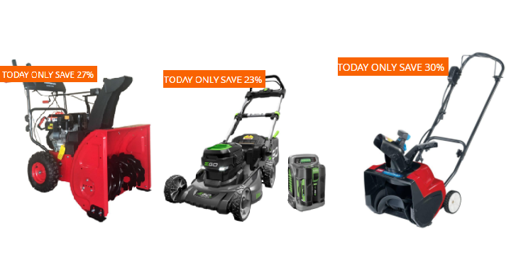 Home Depot: Save up to to 35% off Select Outdoor Power Equipment! Today, Jan. 15th Only!