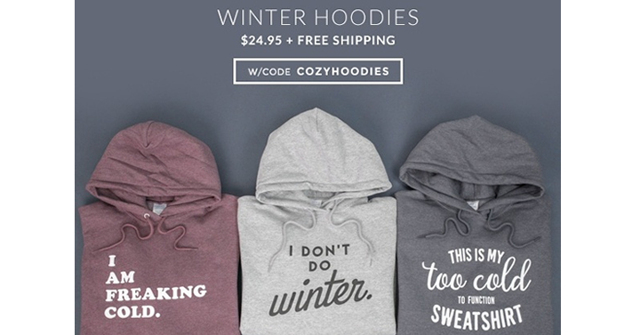 CUTE Winter Hoodies from Cents of Style! Just $24.95 with FREE Shipping!