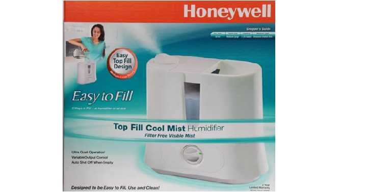 Honeywell Topfill Cool Mist Humidifier Only $29.88! (Reg. $49)