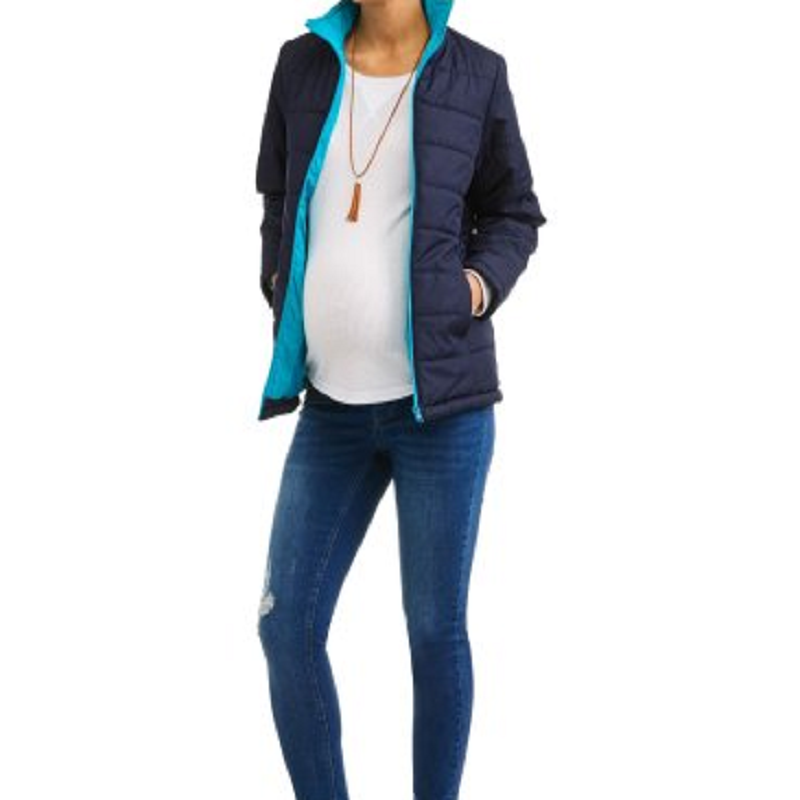 Faded Glory Maternity Bubble Jacket for ONLY $5!