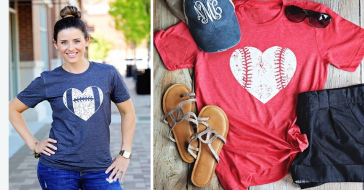 Sporty Heart Tees are Just $12.99! (Reg. $26.99)