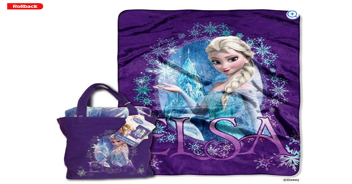 Disney Frozen Queen Elsa Tote and Throw Set is Just $8! (Reg. $14.72)