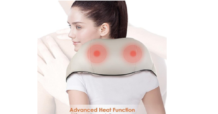 Shiatsu Neck and Shoulder Massager with Heat for Only $32.89 + Free Shipping!