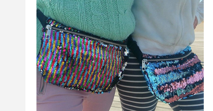 Jane: Fabulous Reversible Mermaid Sequence Fanny Packs are Just $9.99