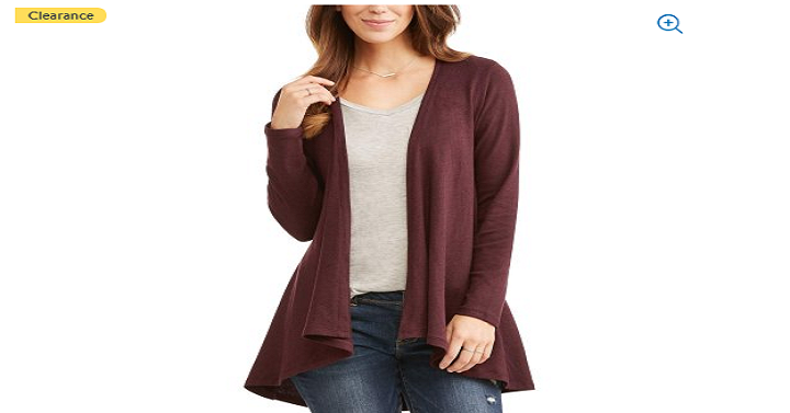 Women’s Drape Front Cardigan for Only $8!
