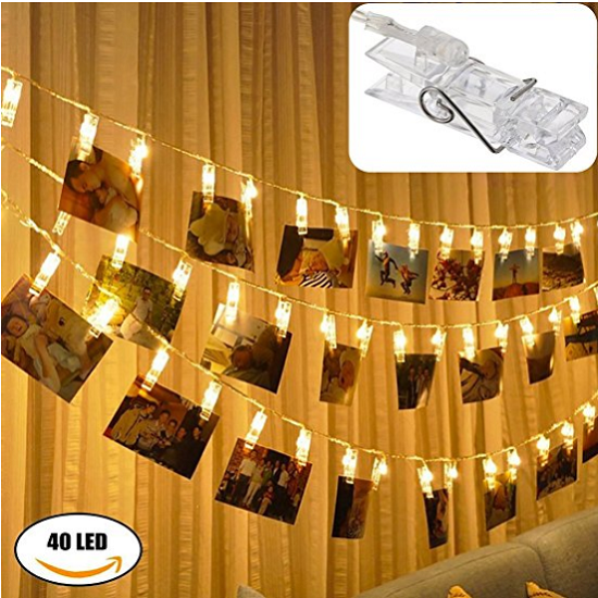LED Photo Clip String Lights for Just $15.99!