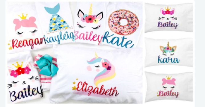 Personalized Pillowcases Just $9.95!