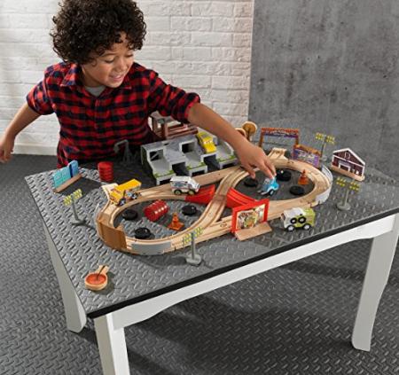 KIDKRAFT Disney Pixar Cars 3 Thunder Hollow 50-Piece Wooden Track Set with Accessories – Only $31.99 Shipped!