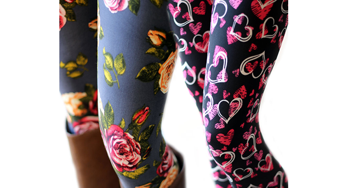 Ultra Soft Print Leggings from Jane w/ Extended Sizes – Just $8.99!