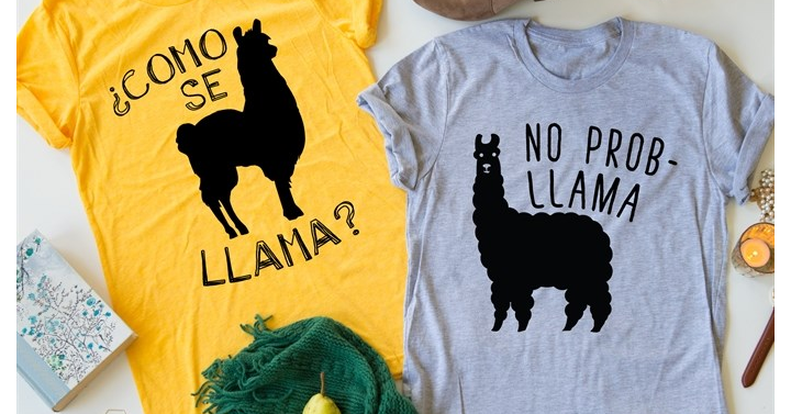 Llama Tees from Jane – Just $13.99!