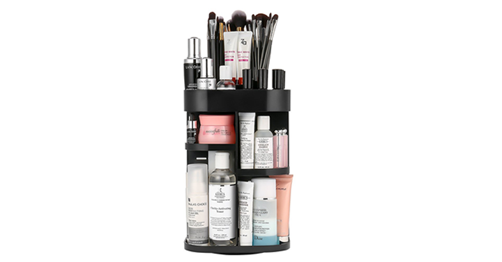 360-Degree Rotating Makeup Organizer – Just $11.99! Price drop!