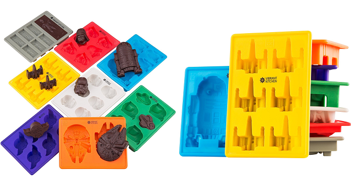 Set of 8 Star Wars Silicone Tray Ice Cube And Candy Molds – Just $19.99!
