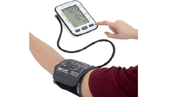 Bluestone Automatic Upper Arm Blood Pressure Monitor Only $14.99! (Reg. $34.95)