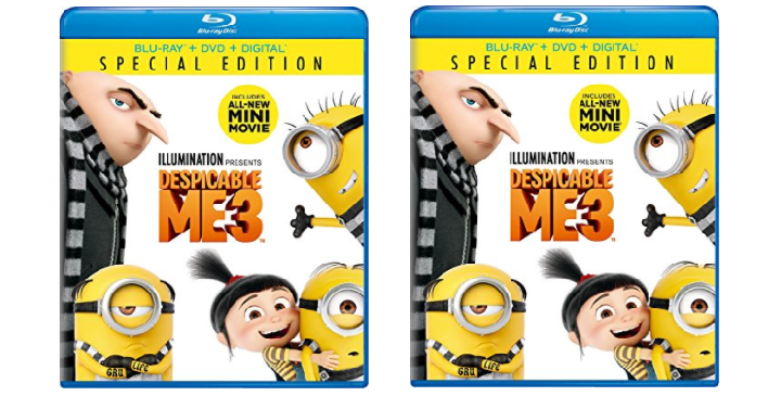 Despicable Me 3 Blu-ray Only $11.99!