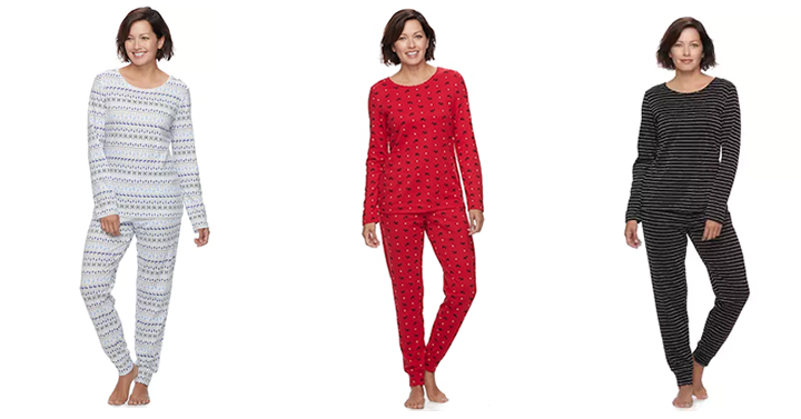 Kohl’s 30% Off! Spend Kohl’s Cash! Stack Codes! FREE Shipping! CUTE Women’s Jogger Pants PJ Set – Just $11.20!